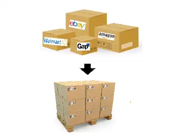Shipping consolidation visual aid